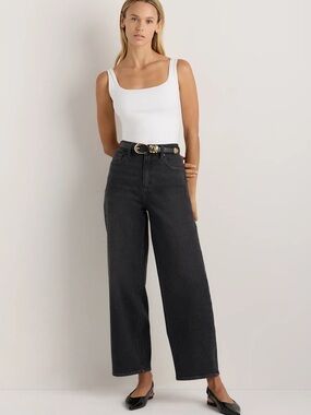 Quince Bella Stretch Barrel Jeans